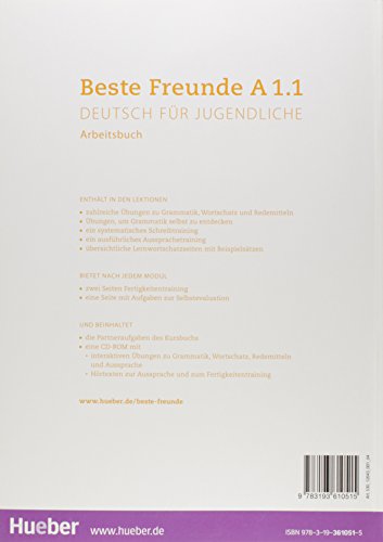 BESTE FREUNDE A1.1 Arb.+CD-ROM(ejerc.)