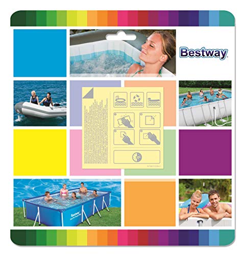 Bestway 62091 - Kit de Reparación Parche Adhesivo Bajo el Agua 10 Unidades