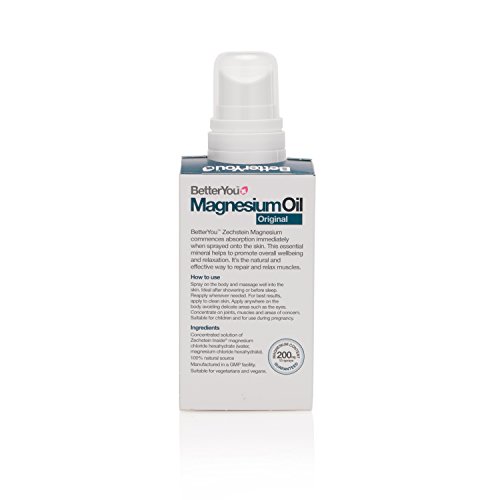 Better You 0200520100 Magnesio Aceite Spray Corporal 100 ml - 500 g