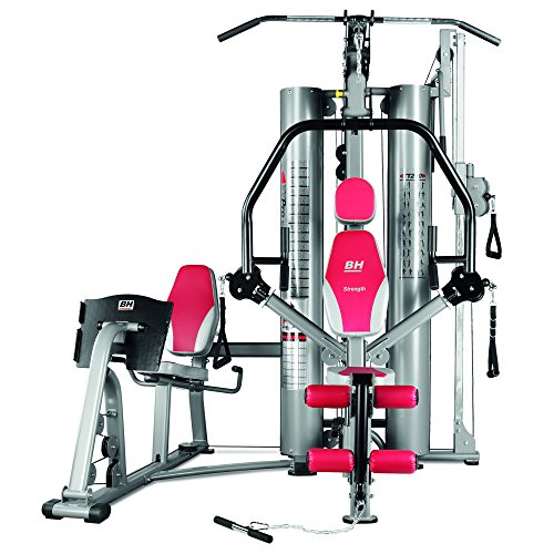 BH Fitness G157 - Banco Multiestación, Tensión Dinámica Máximum 100kg, Semipro