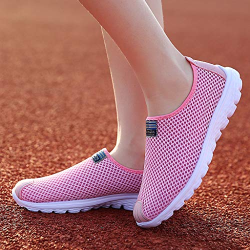 BHYDRY Zapatillas Ligeras Transpirables de Malla de Moda Casual para Mujer Zapatillas Deportivas