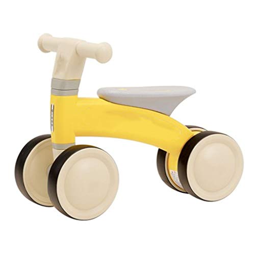 Bicicleta Assault Balance for niños pequeños (12 Meses o más): superligera con Ruedas Anchas, diseño de Borde Liso y sin Pedales ( Color : Yellow )