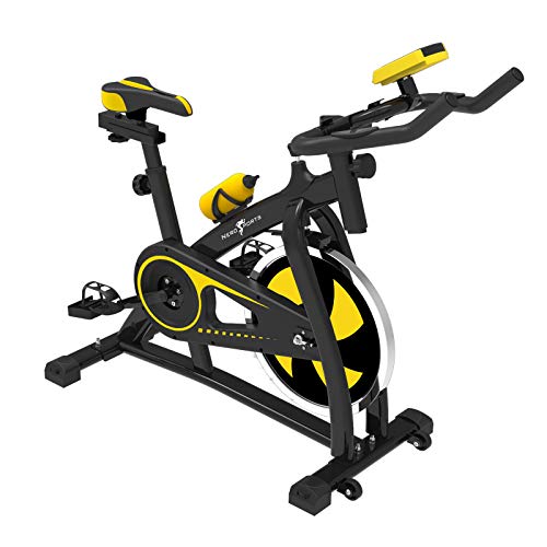 Bicicleta de Ejercicios Aeróbicos Spinning Nero Sport para Interiores Bicicleta Estática de Entrenamiento Fitness Ejercicios Cardiovasculares