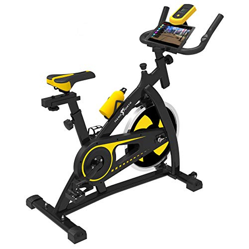 Bicicleta de Ejercicios Aeróbicos Spinning Nero Sport para Interiores Bicicleta Estática de Entrenamiento Fitness Ejercicios Cardiovasculares