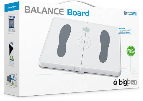 Big Ben Balance Board - accesorios de juegos de pc (Color blanco, 520 mm, 325 mm, 75 mm)