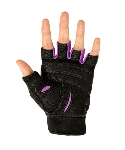 BIONIC Cross-Training Guantes sin Dedos de la Mujer, Mujer, Gray/Purple