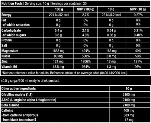 Biotech USA Black Blood Nitrox y Energizante Sabor Cola - 330 gr