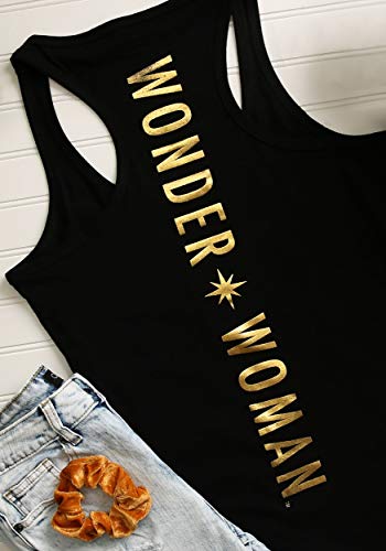 Bioworld Merchandising / Independent Sales Wonder Woman Logo Tank Top Large