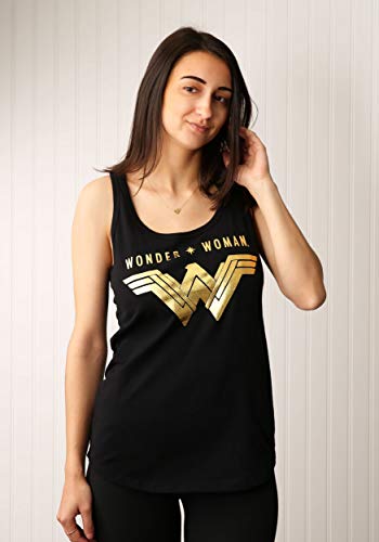 Bioworld Merchandising / Independent Sales Wonder Woman Logo Tank Top Large