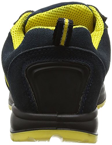 Blackrock Hudson Trainer - Zapatillas de seguridad con punta de acero, Unisex Adulto,Multicolor (Navy/Yellow), talla 44 EU (10 UK)