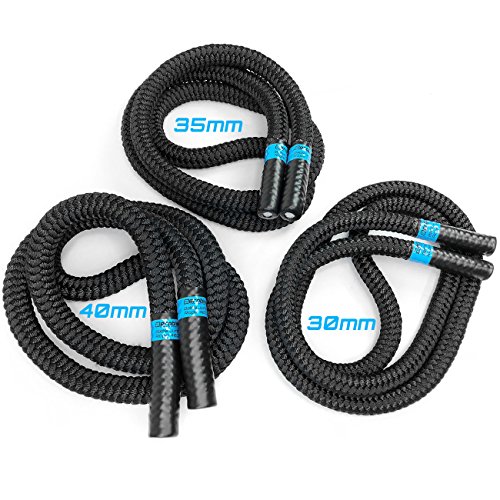 Blackthorn Battle Jump Rope | Pesada Cuerda para Saltar | Peso 1,7 kg | Comba Crossfit, Boxeo e Fitness