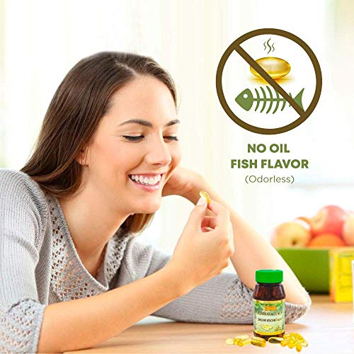 Blamac Sacha Inchi Oil Capsules Contains Vegan Omega 3 6 9,ALA (ALPHA LINOLENIC ACID), Essential Fatty Acids, LINOLENIC ACID, Oleic Acid, Cholesterol Lowering, NO Fish Oil , Vegetarian Supplement