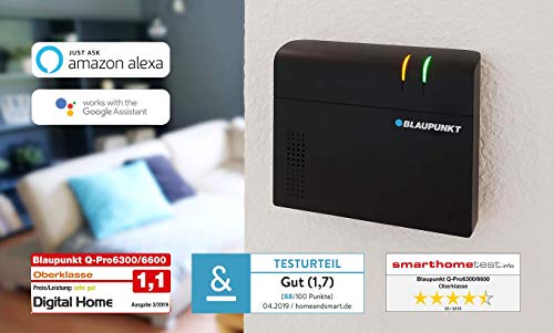 Blaupunkt Q Pro 6300 Sistema de Alarma inteligente IP sin cuotas, inalámbrica con respaldo GSM