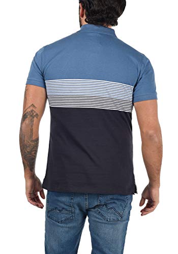 BLEND Fabi Camiseta Polo De Manga Corta para Hombre De 100% algodón, tamaño:M, Color:Dazzling Blue (74680)
