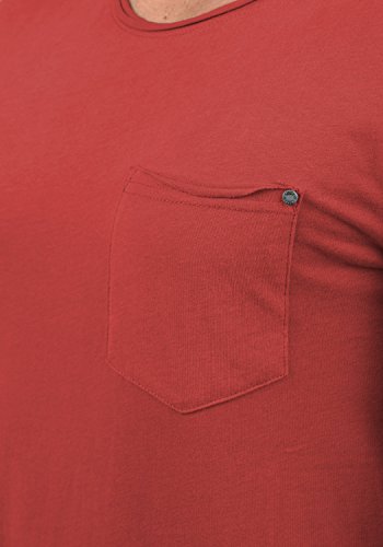 BLEND Flix - Camiseta para Hombre, tamaño:L, Color:Cranberry Red (73815)
