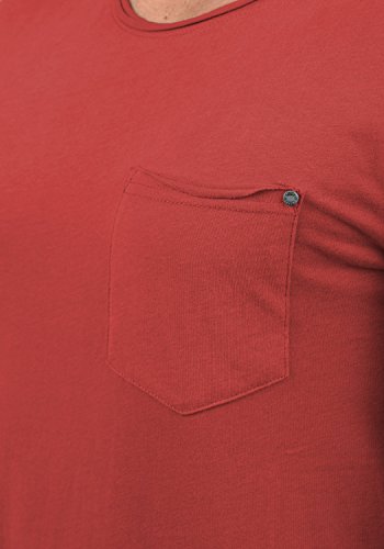 BLEND Flix - Camiseta para Hombre, tamaño:L, Color:Cranberry Red (73815)