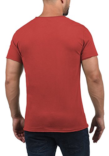 BLEND Flix - Camiseta para Hombre, tamaño:L, Color:Cranberry Red (73815)