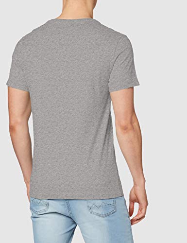 BLEND tee Camiseta, Gris (Stone Mix 70813), Medium para Hombre