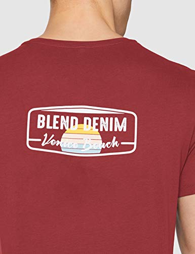 BLEND tee Camiseta, Rojo (Truffle Red 73839), Large para Hombre