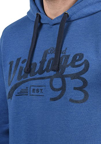 BLEND Vince - Sudadera con capucha para Hombre, tamaño:L, color:Great Blue (74651)