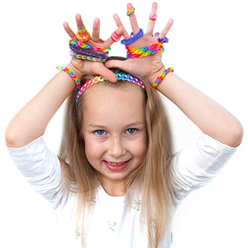 Blinky Loom® Kit de Pulseras de Goma XXL | 5200 Pulseras | 24 Colores | Versión Extendida