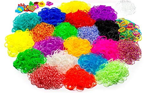 Blinky Loom® Kit de Pulseras de Goma XXL | 5200 Pulseras | 24 Colores | Versión Extendida