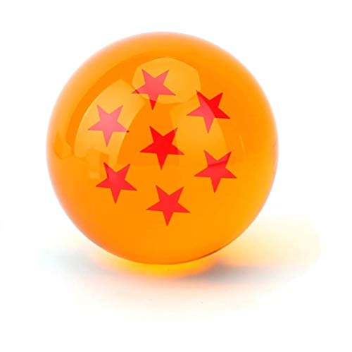 Bolas del Dragón, 7 PCS Dragon Ball DragonBall 1 a 7 Estrellas con Caja de Regalo, Bola de Cristal Transparente,decoración K9,Regalo de Año Nuevo para Coleccionar o Regalar para Niños- Diámetro 4,3cm