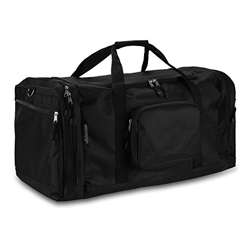 Bolsa de Deportes - 70 cm - Espacio de Almacenamiento 95 litros - Bolso Bolsa de Viaje Maleta Negra