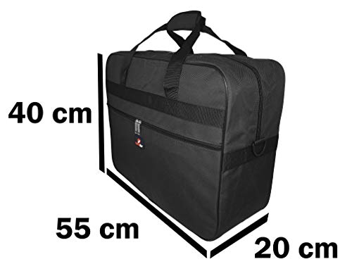 Bolsa de Viaje Tamaño Equipaje de Mano de Cabina - Bolsas Exactas para Easyjet y Ryanair - Equipaje de Viaje - 50 cm x 40 cm x 20 cm 0,6 kg de Peso Ligero 40L Litro Capacidad - Roamlite Jazzi RL56Ka