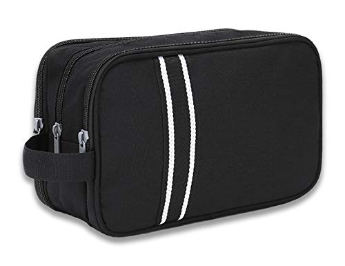 Bolsas de Aseo Hombre y Mujer, Boic Neceser de Viaje Maquillaje impermeabile Organizador de Bolso Cosmético, Travel Toiletry Bag (Negro)