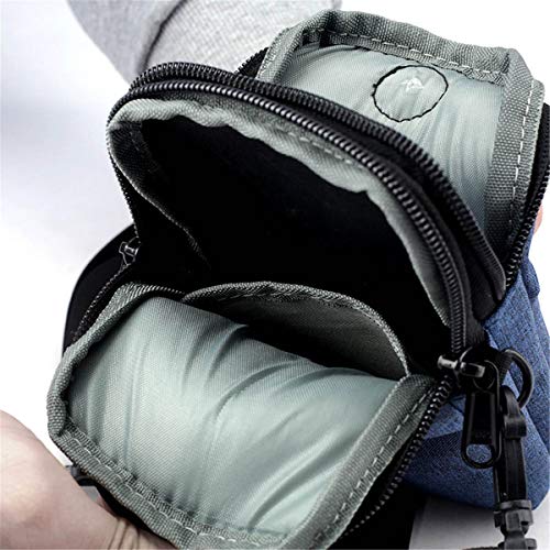 Bolso de Teléfono Móvil Mini Bandolera Impermeable, JOSEKO Mujer Niña Pequeño Bolsa de Hombro Embrague con Correa de Muñeca Portadocumentos de Cuello Multifuncional, para MAX Móvil Llave Pasaporte