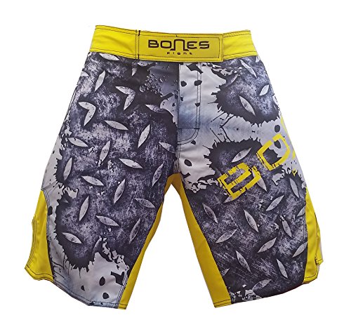 Bones Fight" Fight Short, MMA Short, BJJ, Grappling Short, Free Fight Short (S)