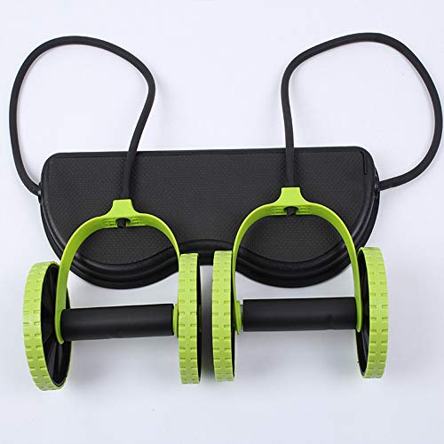 BOOM Multifunción Rodillo Doble AB Deporte, Rueda Equipo del Ejercicio Abdominal Core Entrenamiento De La Máquina, Hombres Mujeres Gimnasio En Casa Coaster Tire Roda Cintura Que Adelgaza Trainer