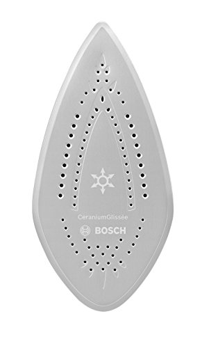 Bosch Sensixx DA30 TDA302801W - Plancha de vapor, 2800 W, color blanco y Rojo