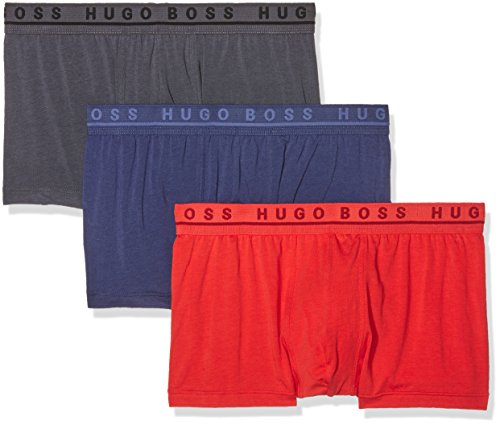 BOSS Hugo Boss Boxer 3P FN Solid, Bóxer Hombre, Multicolor (Open Miscellaneous), Small