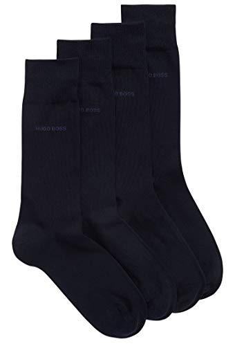 BOSS RS Uni CC Calcetines, Azul (Dark Blue 401), 43/46 (Talla del fabricante: 43-46) (Pack de 2) para Hombre