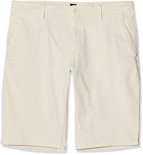 BOSS Schino-Slim Shorts Pantalones Cortos, Blanco (Open White 120), 40 (Talla del Fabricante: 38) para Hombre