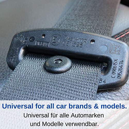 Botón de cinturón universal hecho de plástico duro, la misma calidad que las piezas de repuesto originales, adecuado para todas las marcas de automóviles, bloqueo de retorno del cinturón