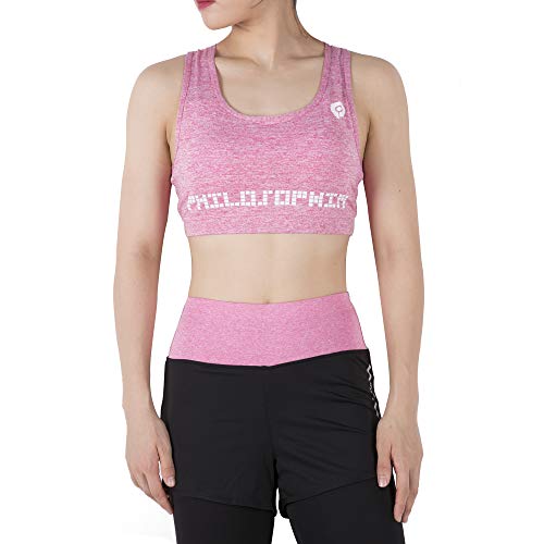 BOTRE 5 Piezas Conjuntos Deportivos para Mujer Chándales Ropa de Correr Yoga Fitness Tenis Suave Transpirable Cómodo (Rosa, S)