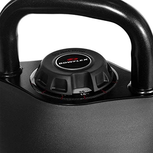 Bowflex SelectTech 3.5-18 kg Kettlebell, Unisex-Adult, Negro/Rojo, Taglia Unica