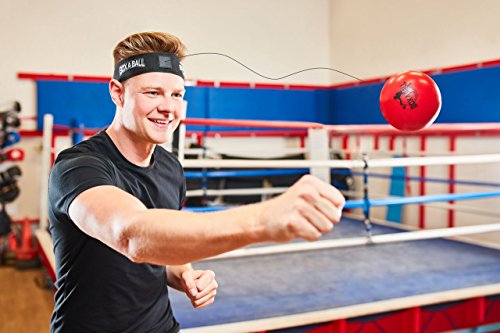 Boxaball - Pelota de boxeo para mejorar las reacciones y la velocidad, ideal para entrenamiento y fitness