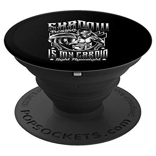 Boxeador de sombra ligero de peso mosca Cardio Boxer PopSockets Agarre y Soporte para Teléfonos y Tabletas