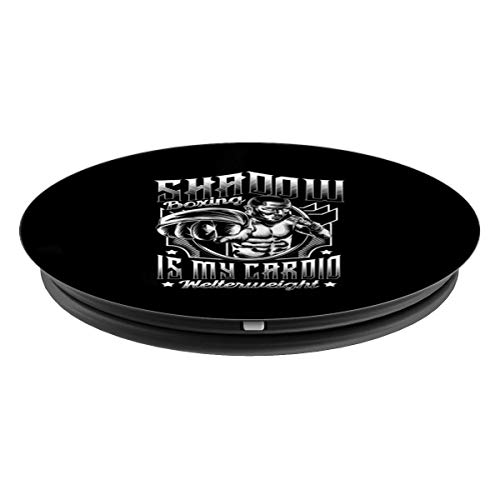 Boxeador de sombra Welterweight Cardio Boxer PopSockets Agarre y Soporte para Teléfonos y Tabletas