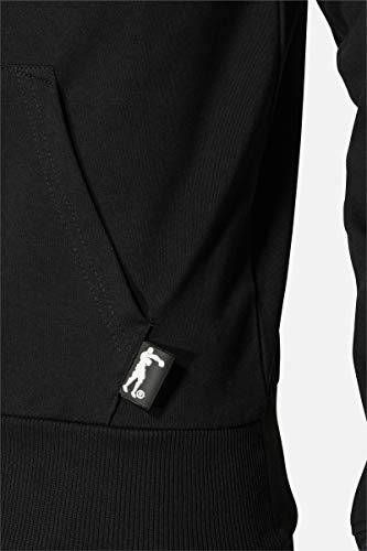 Boxeur des rues - Black Hoodie with Thumb Holes, Man