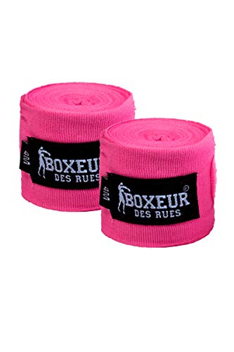 BOXEUR DES RUES - Fuchsia-pink Boxing Bandages, Unisex