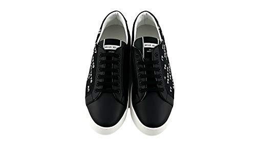 Brian Mills - Zapatillas de Cuero para Hombre Negro Size: 43 EU