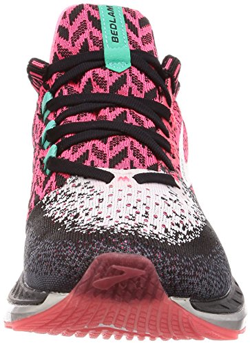 Brooks Bedlam, Zapatillas de Running para Mujer, Multicolor (Pink/Black/White 656), 38 EU
