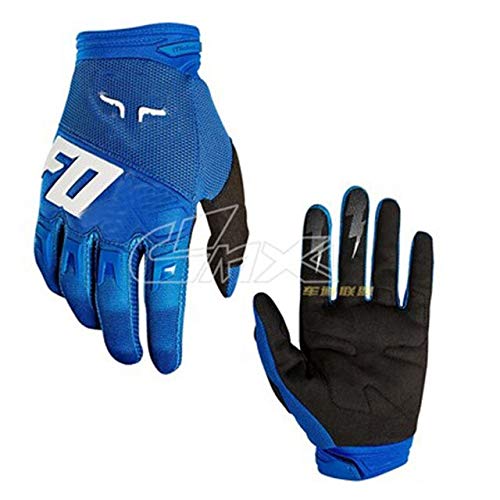 Bruce Dillon Guantes de Bicicleta de montaña de Carreras Guantes de Motocross de Dedo Completo Guantes de Montar Antideslizantes para Hombres - 4 XM