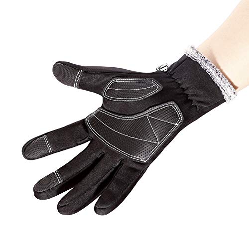 Bruce Dillon Guantes de esquí Impermeables para Hombres y Mujeres Guantes de esquí a Prueba de Viento Pantalla táctil térmica Guantes de Snowboard para Ciclismo de Deportes al Aire Libre - BXL