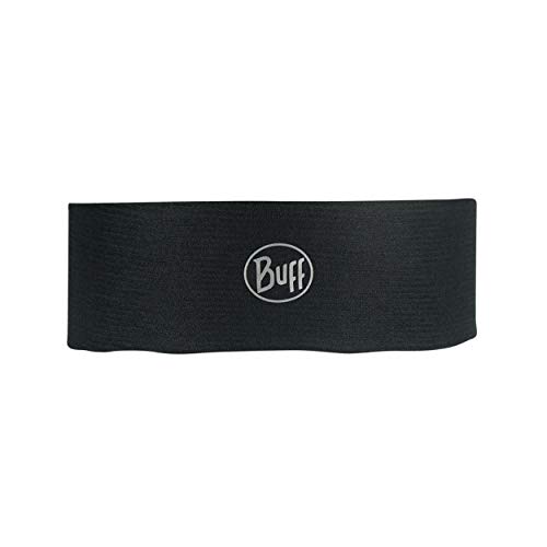 Buff R-Solid Cinta de Cabeza Coolnet, Unisex Adulto, Black, Talla única